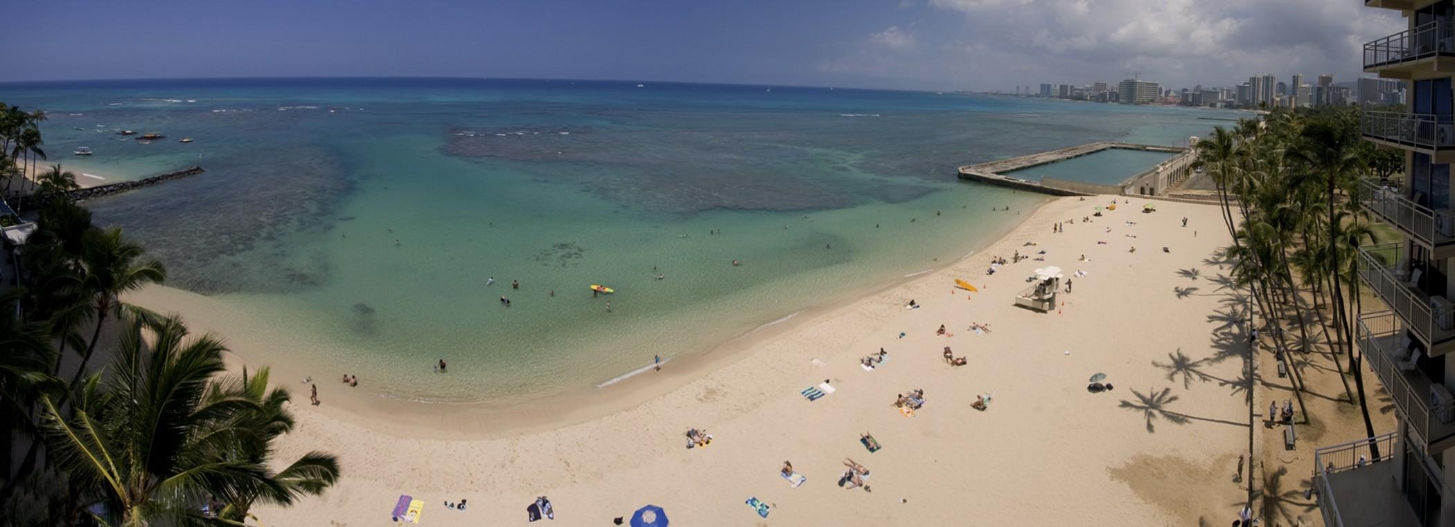 Kaimana Beach Hotel Honolulu Ngoại thất bức ảnh