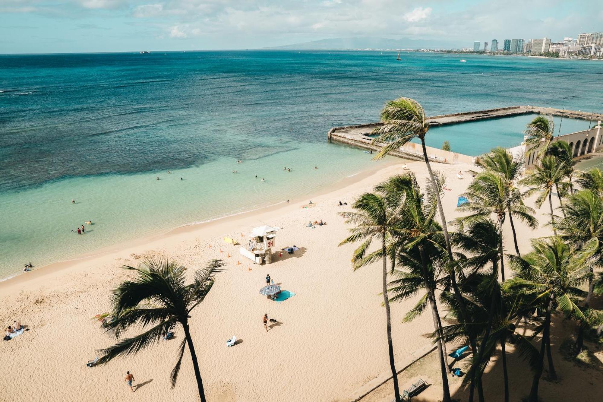 Kaimana Beach Hotel Honolulu Ngoại thất bức ảnh